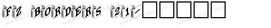 FZ BORDERS 21字体转换